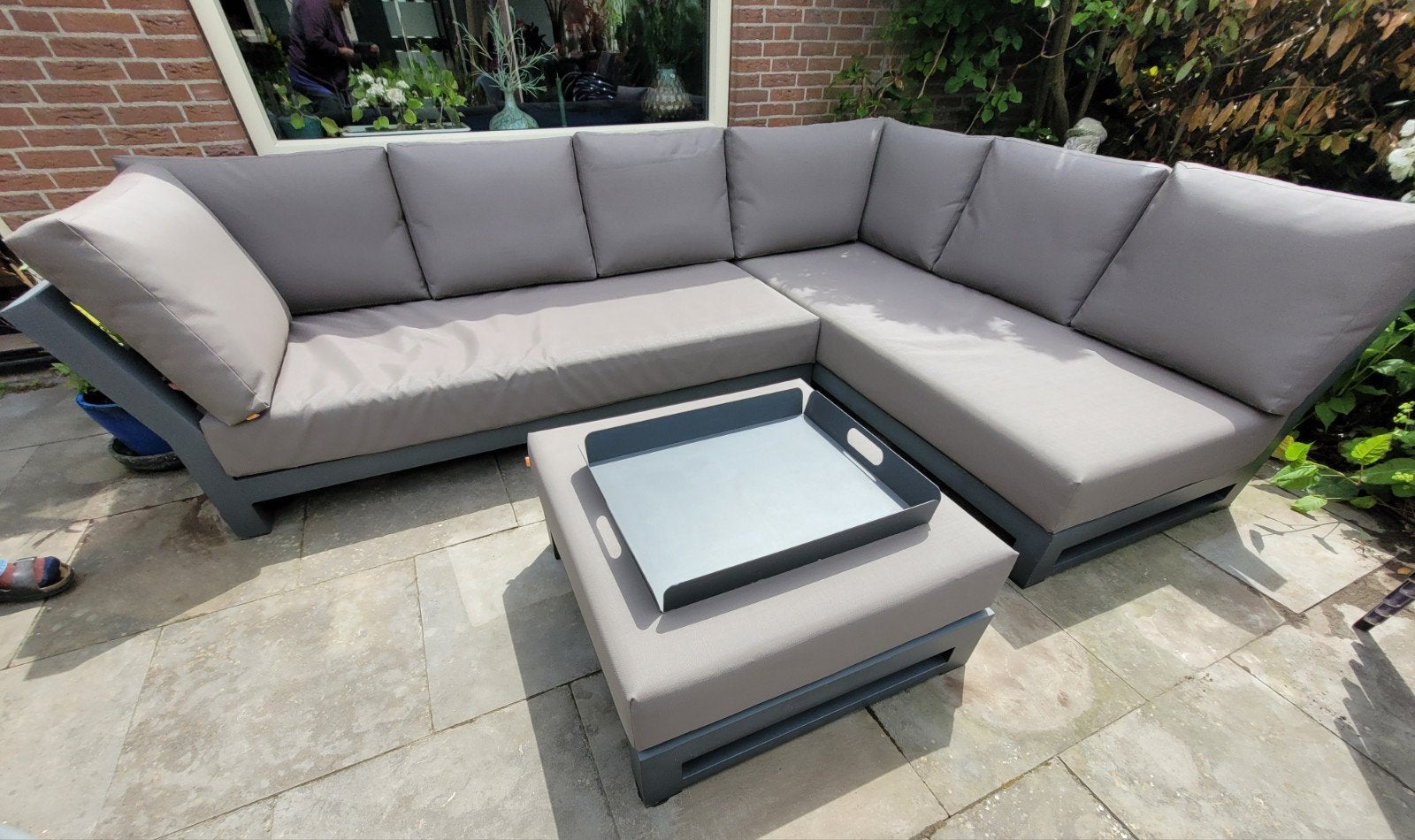 Moderne Aluminium Loungeset van Life Outdoor Living, Tuin en Terras, Ophalen of Verzenden, Aluminium