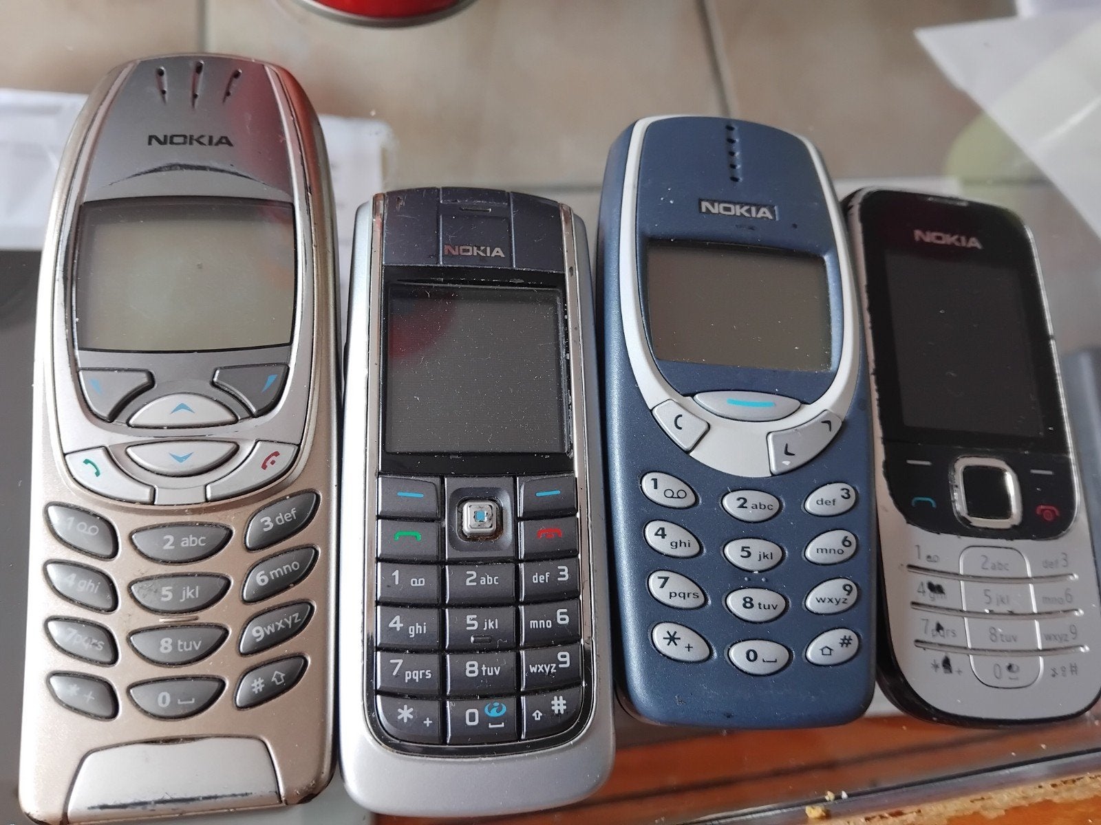 Nokia Klassieke Telefoons - Set van 4 Vintage Modellen, Gebruikt, Overige kleuren, Geen camera, Fysiek toetsenbord