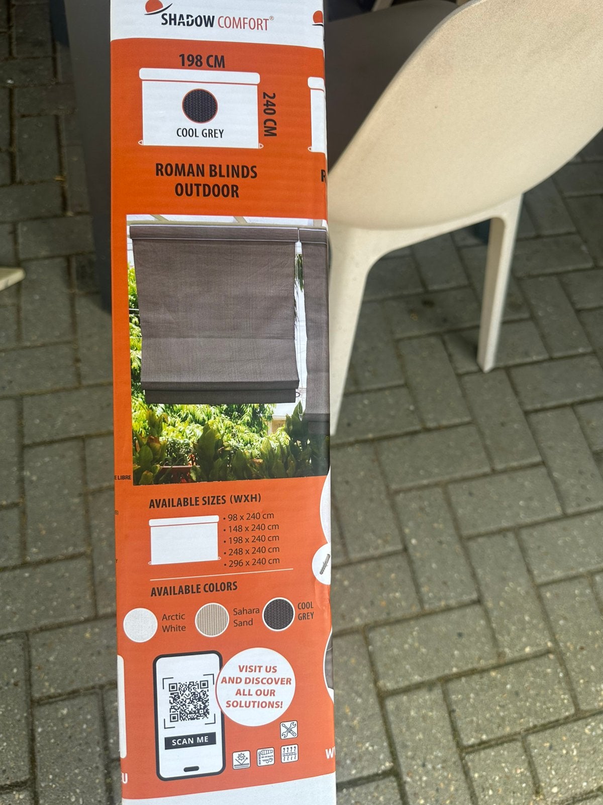 Shadow Comfort Buiten Vouwgordijn / Rolgordijn, Ophalen, Nieuw, Overige typen
