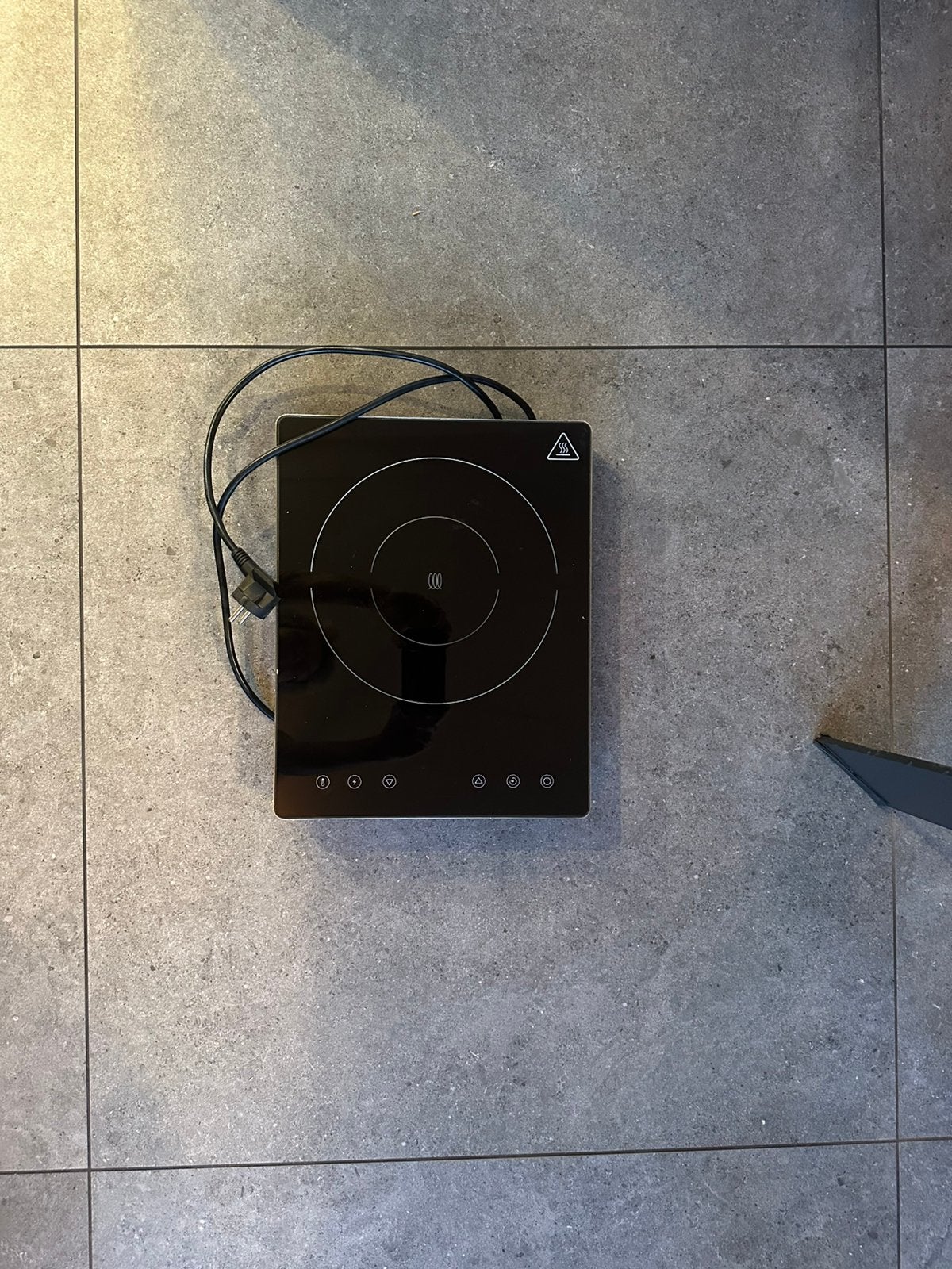 Electrisch inductie kookplaatje  1-pits, 3 kookzones of minder, Ophalen of Verzenden, Zo goed als nieuw, Vrijstaand