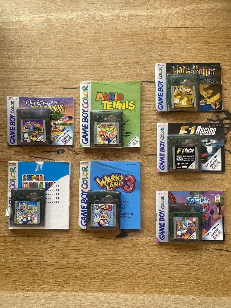 Game Boy Color spellen (oa Super Mario), Spelcomputers en Games, Games | Nintendo Game Boy, Avontuur en Actie, Gebruikt, 1 speler