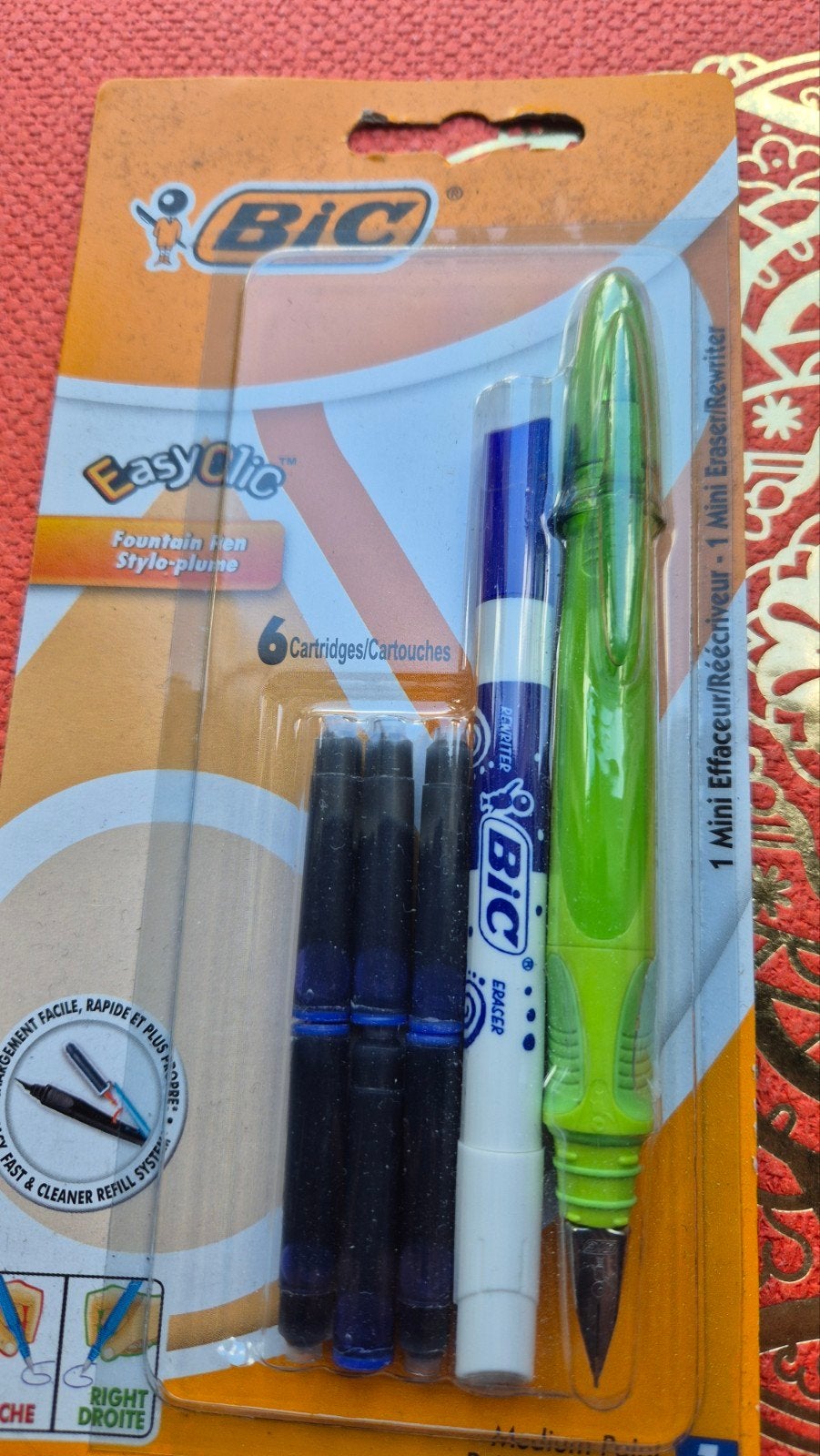 Te koop Easy clic vulpen met 6 vullingen van Bic, Ophalen of Verzenden, Nieuw