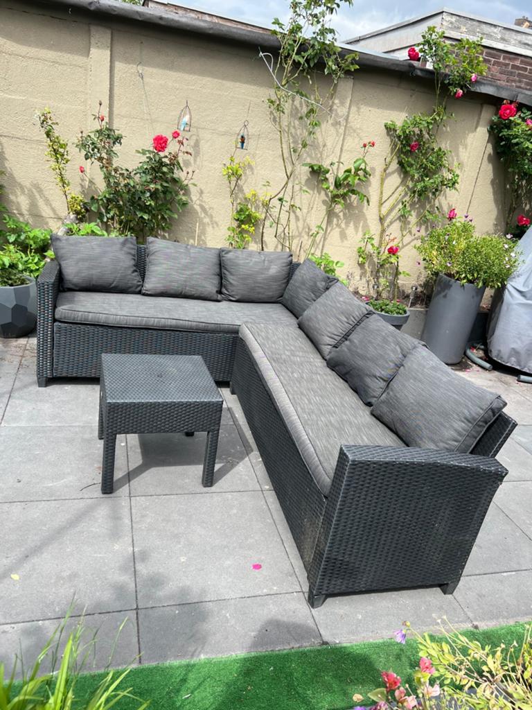 Life Outdoor Living luxe wicker loungeset / tuinset, Tuin en Terras, Ophalen, 6 zitplaatsen, Zo goed als nieuw, Loungeset