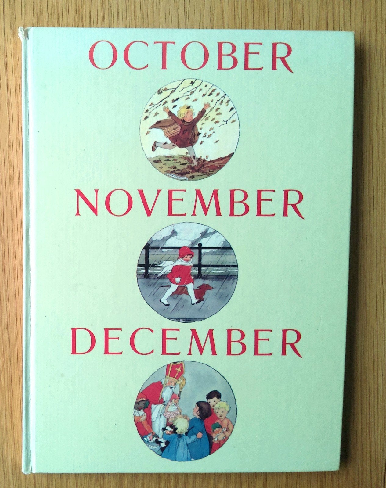 October November December. Tekeningen en versjes Rie Cramer., Ophalen of Verzenden, Zo goed als nieuw