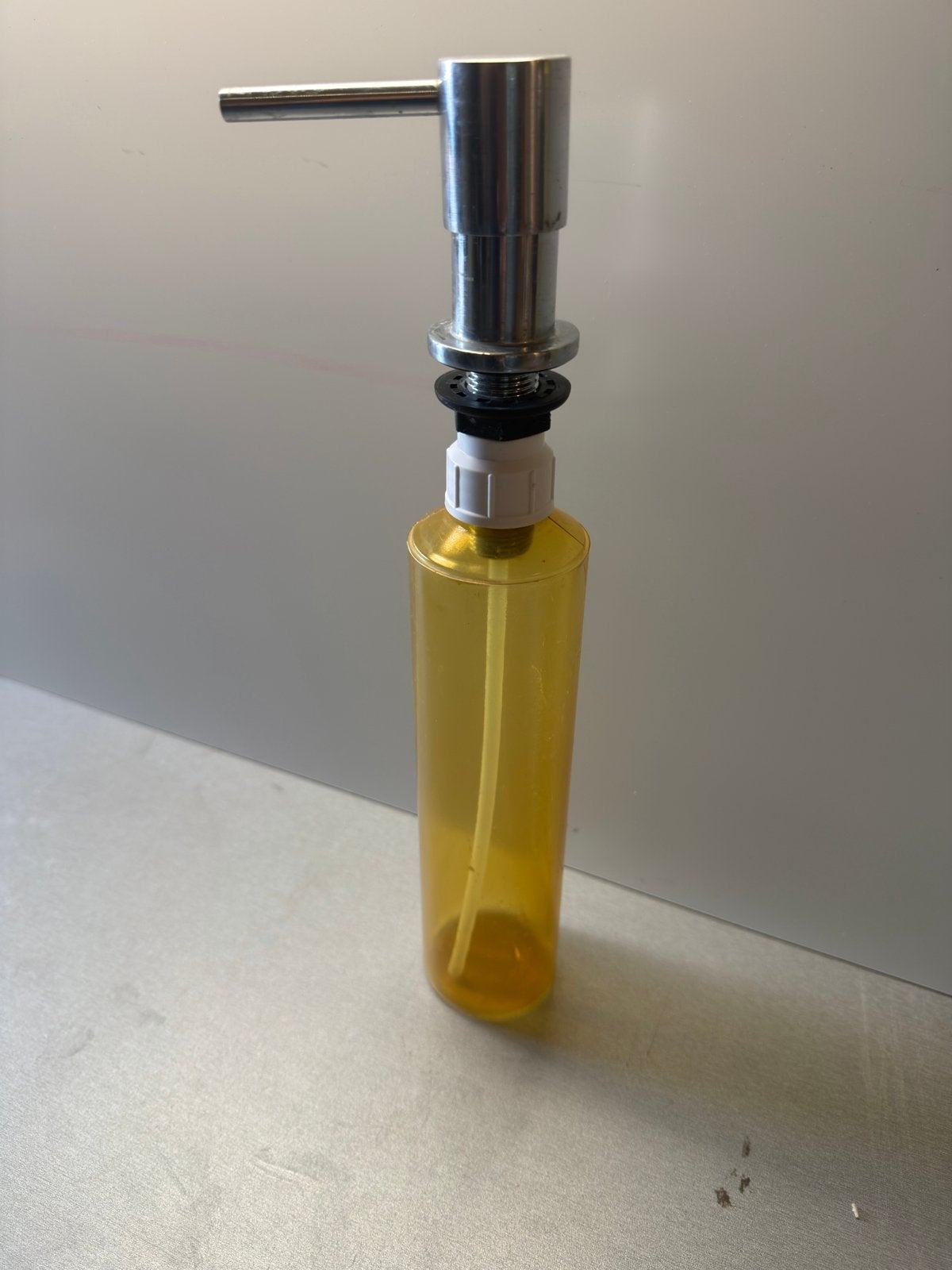Inbouw Zeepdispenser RVS met reservoir - Borma, Ophalen, Zilver, Metaal, Overige merken