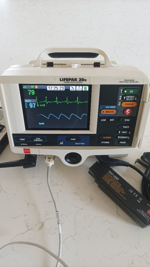 LIFEPAK  20E  PHYSIO CONTROL  SPO2, Diversen, Verpleegmiddelen, Ophalen of Verzenden, Gebruikt
