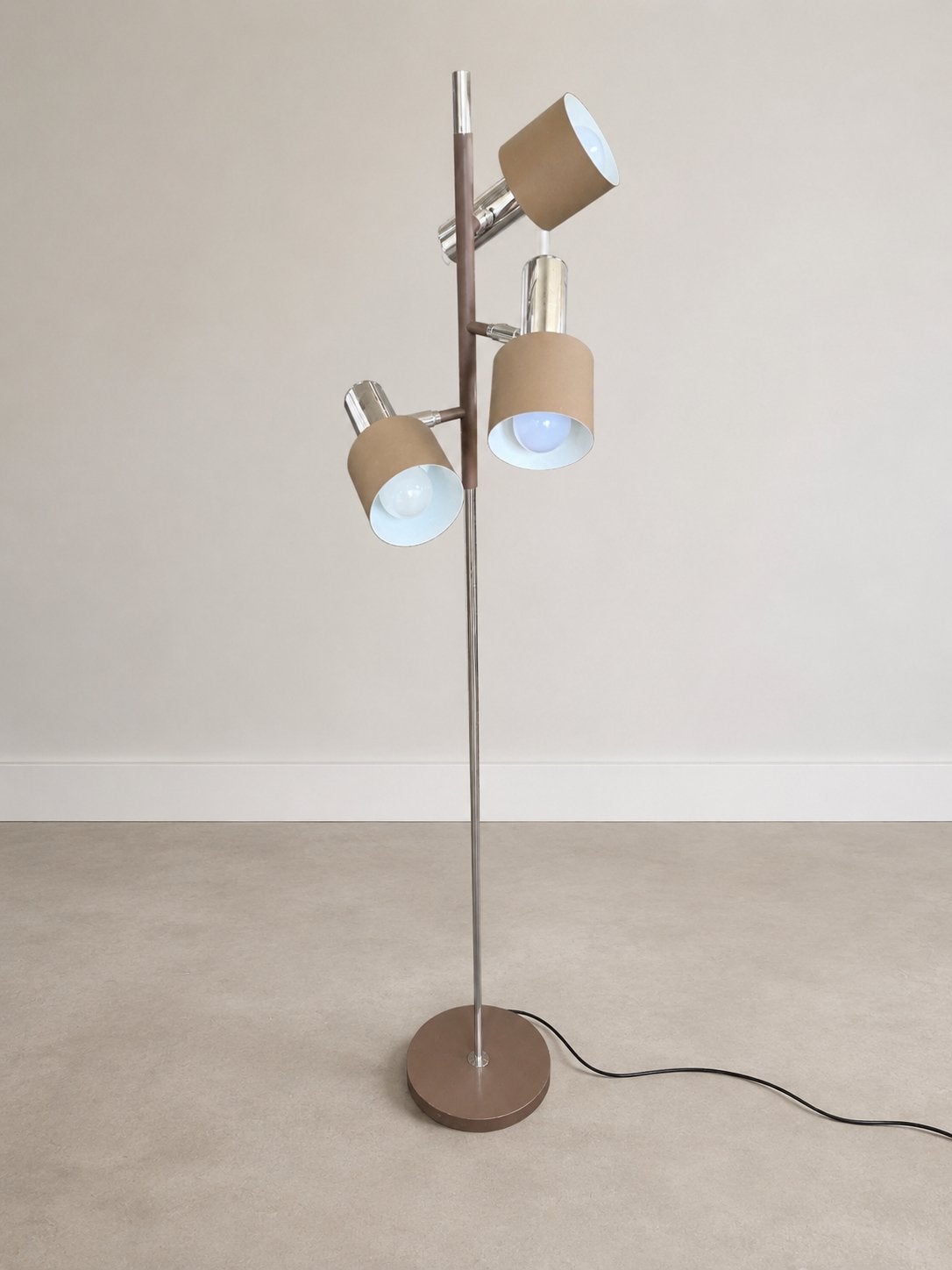 Vintage Wilko/Solken Leuchten Vloerlamp - Jaren '60/'70 Desi, Ophalen of Verzenden
