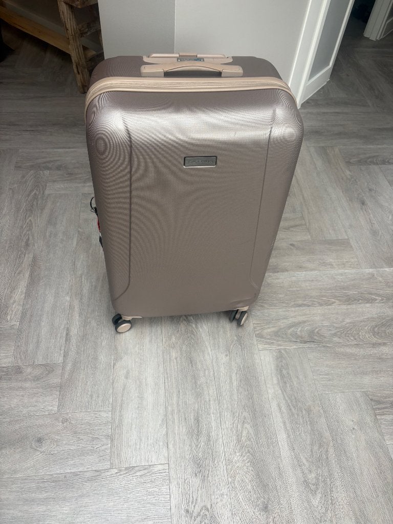 Reis koffer carryon, Ophalen, Hard kunststof, 45 tot 55 cm, Slot