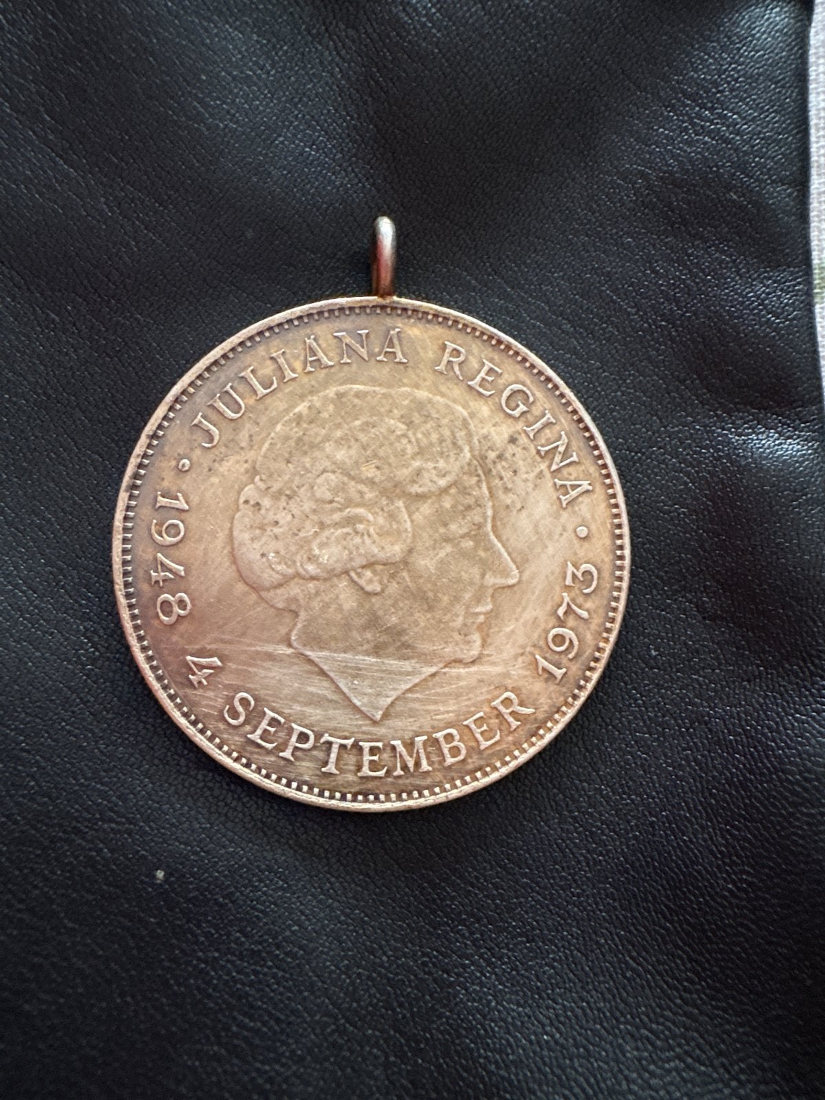 Zilveren 10 Gulden Juliana Regina 1948-1973 Hanger, Ophalen, Koningin Juliana, Zilver, Losse munt