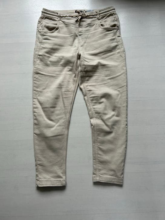 Mooie beige broek van M&S mode, amper gedragen maat 44, Ophalen of Verzenden, Zo goed als nieuw, Maat 42/44 (L), Beige