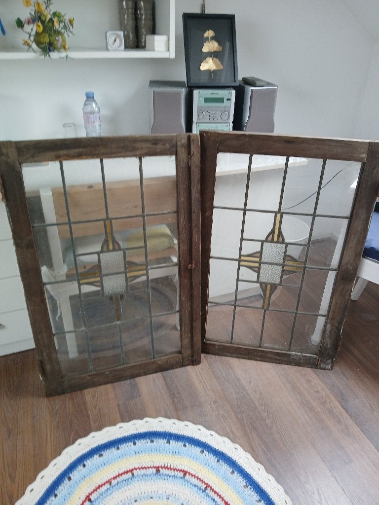 glas en lood, Doe-het-zelf en Verbouw, Glas en Ramen, Ophalen, Gebruikt, Minder dan 80 cm, 80 tot 120 cm