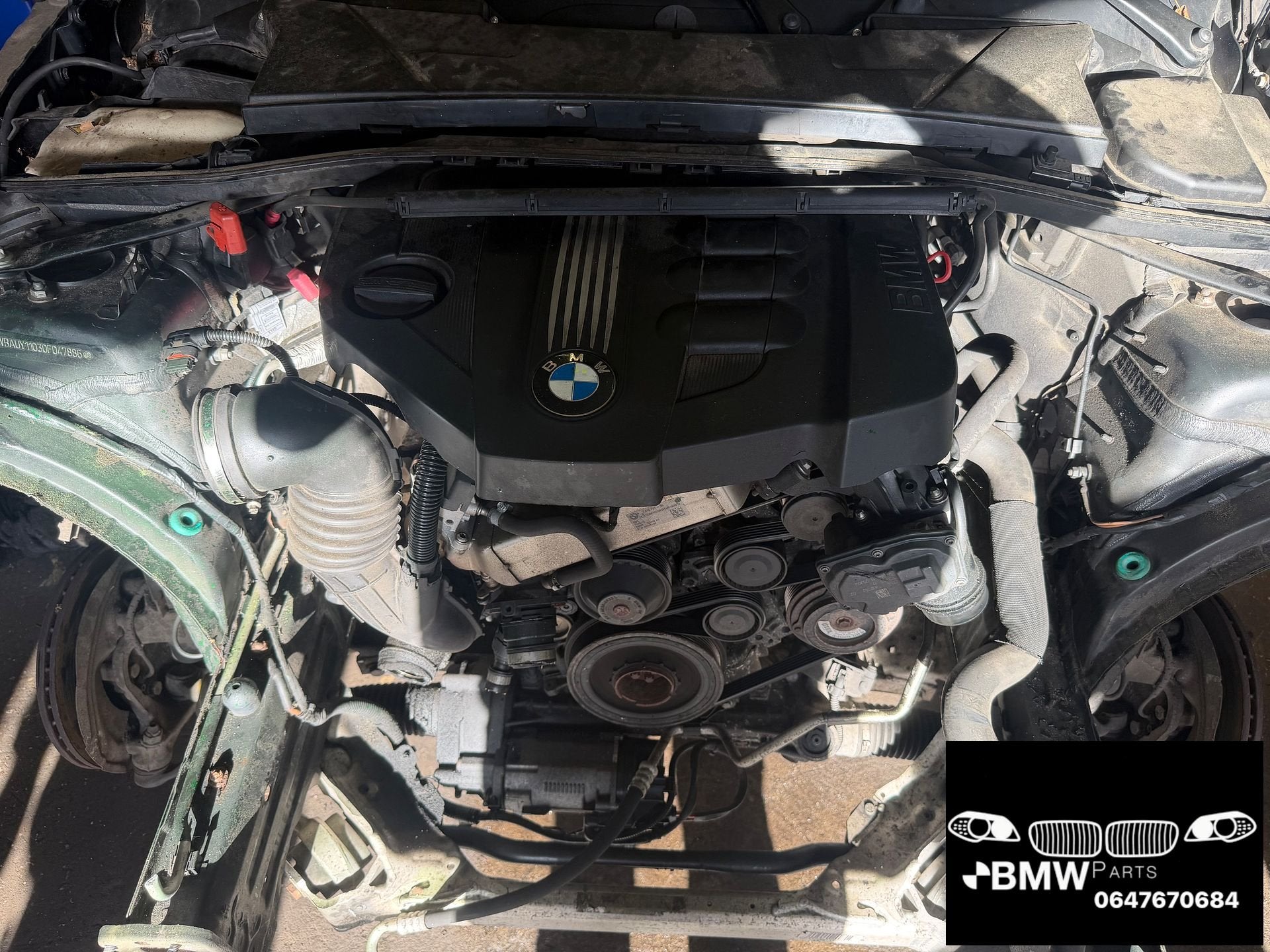 N47D20C motor bmw 320D E90 E91 2012 versprongen distributie, Gebruikt, -, Ophalen of Verzenden, -