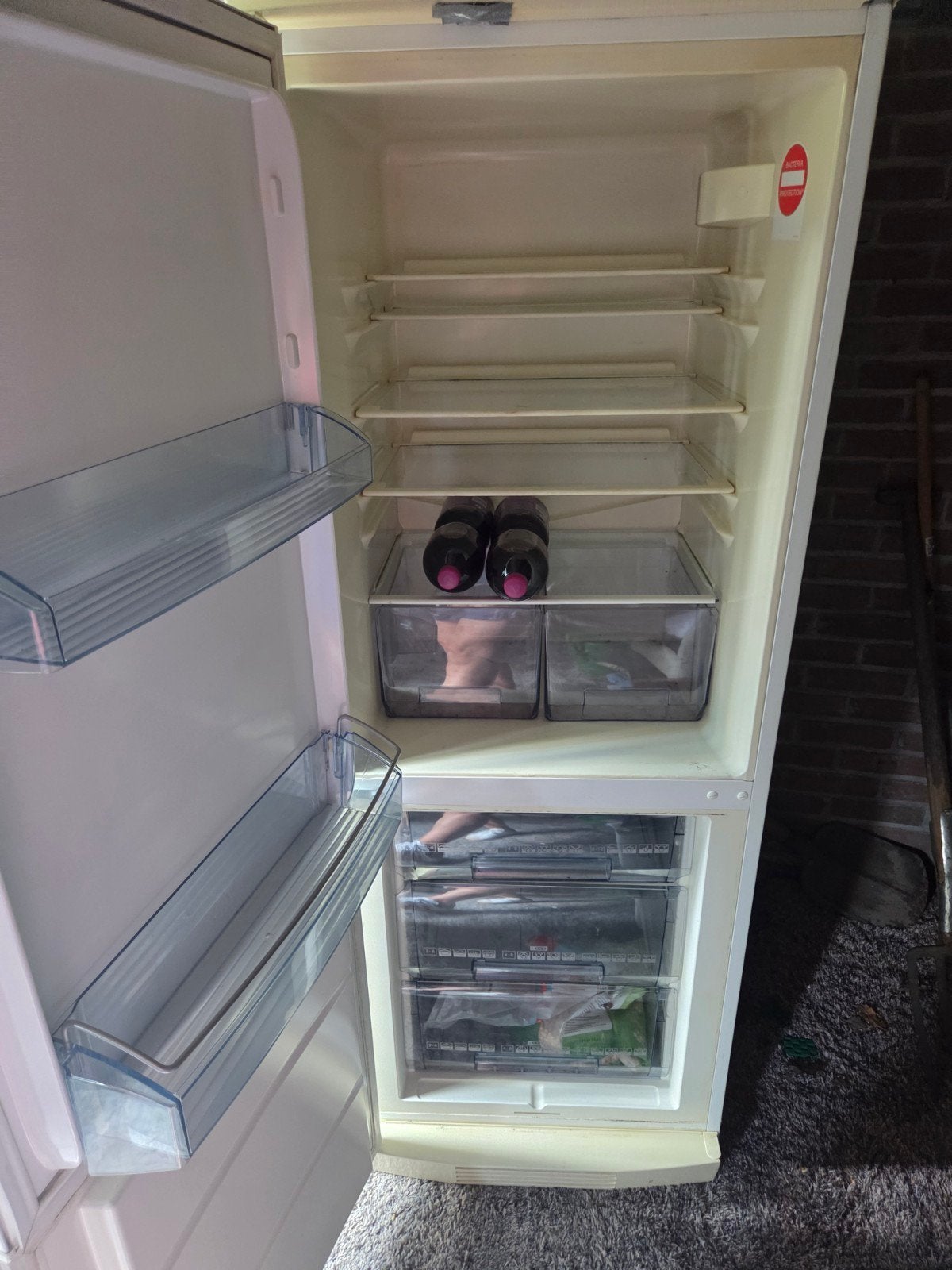 AEG Santo KBF266M Koel-vriescombi, Ophalen, Gebruikt, 200 liter of meer, 60 cm of meer