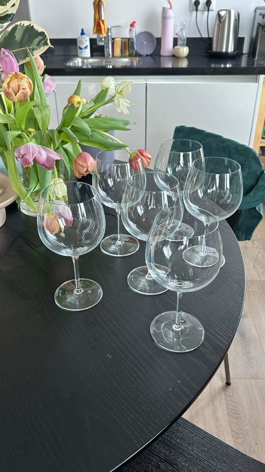 Set van 6 Villeroy & Boch Vivo wijnglazen, Huis en Inrichting, Keuken | Servies, Ophalen, Glas of Glazen, Vivo, Modern