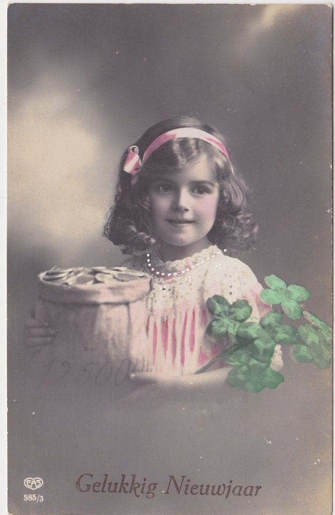 Oude ansichtkaarten Kerst en Oud en Nieuwjaar., Ophalen of Verzenden, Voor 1920
