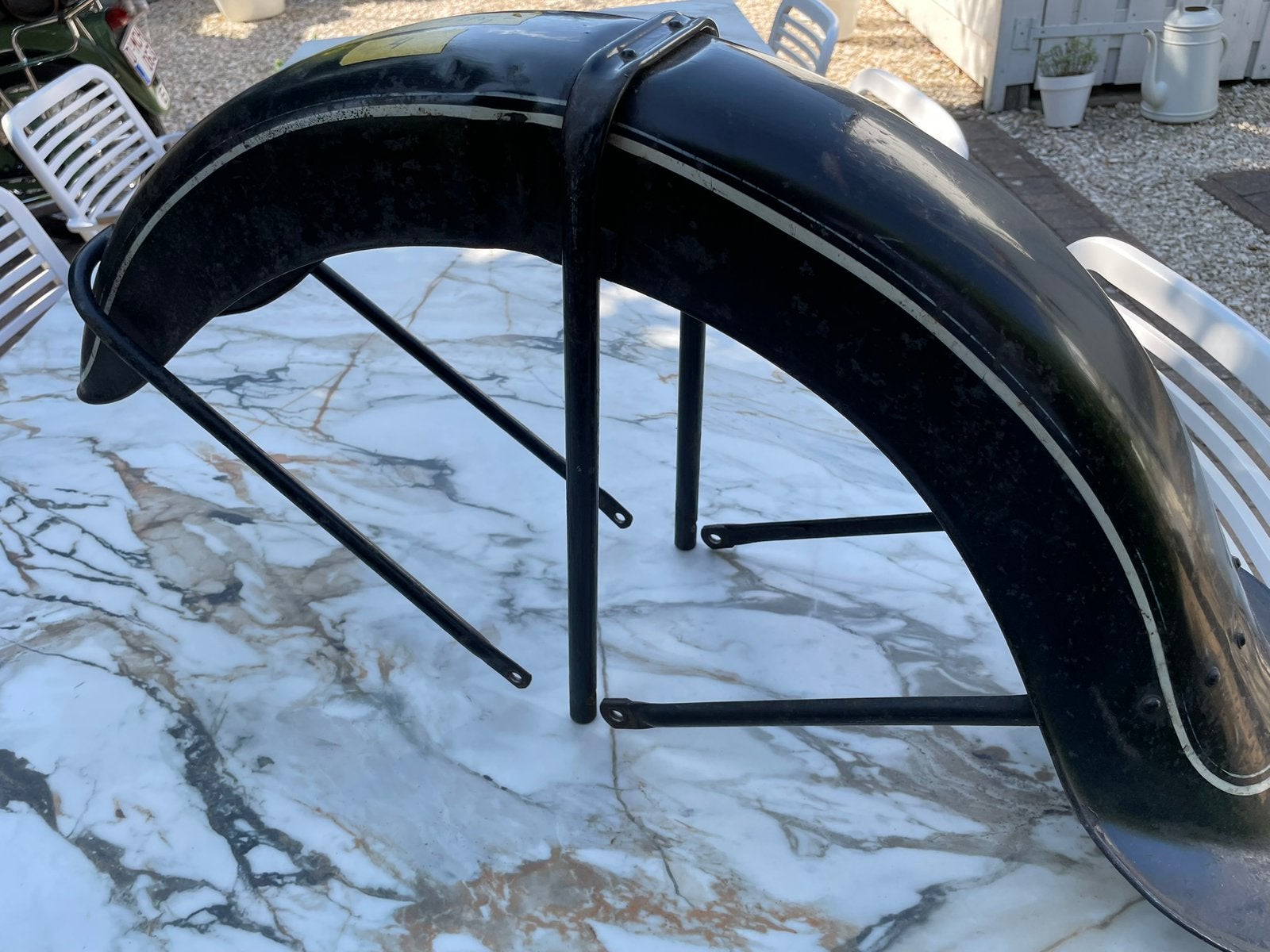 BMW R25 R26 R27 zadel Schors Meier, spatbord etc., Motoren, Verzenden, Gebruikt