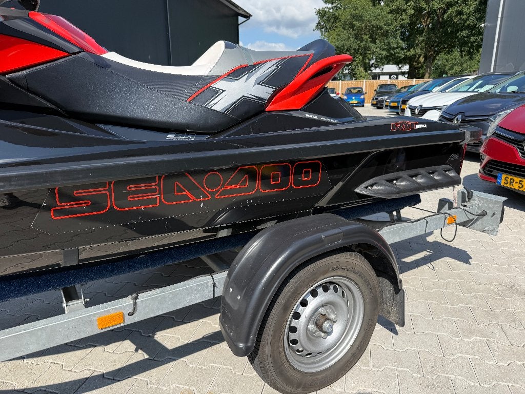 Sea-Doo RXT-260 inc trailer, Watersport en Boten, Jetski's en Waterscooters, Ophalen, Zo goed als nieuw, Benzine, 200 pk of meer