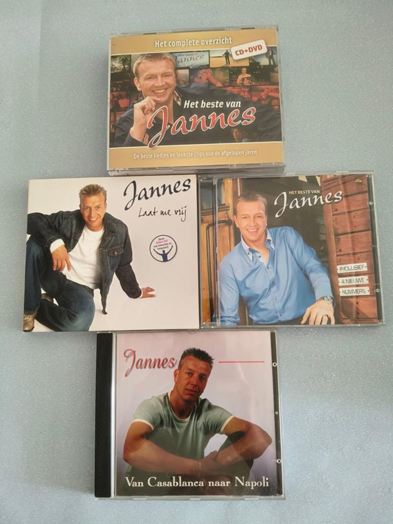 Jannes CD collectie - Het beste van, Laat me vrij, Casablanc, Ophalen, Gebruikt, Levenslied of Smartlap