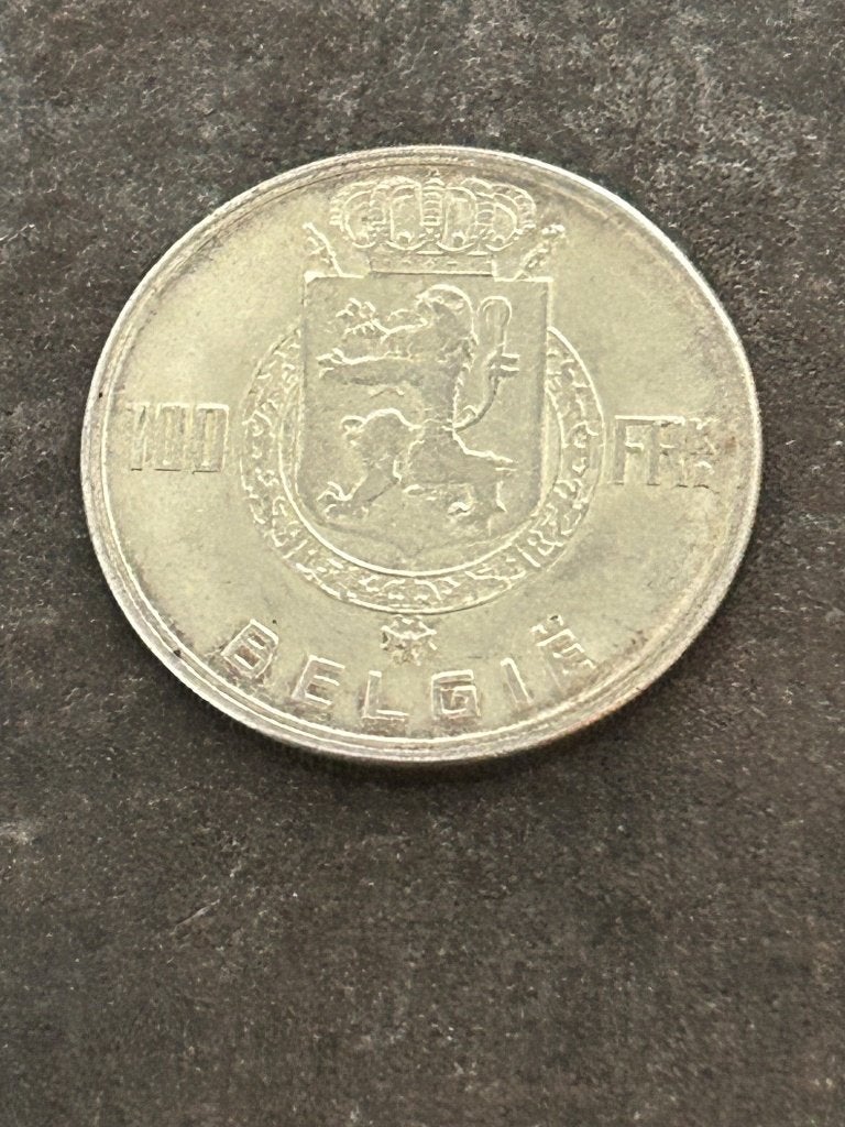 Zilveren 100 Frank België 1949 – Mooie Zilveren Dynastiemunt