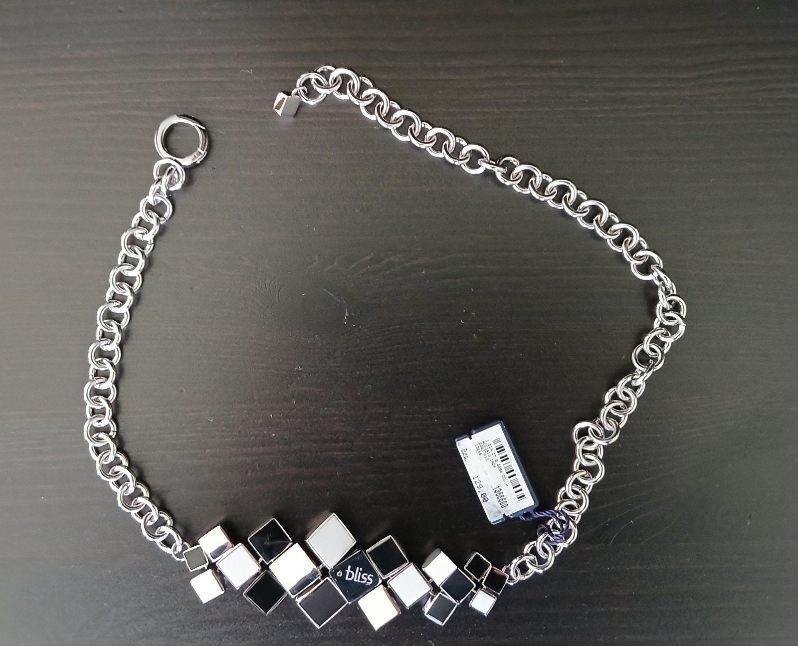 Nieuwe halsketting van het Italiaanse modehuis Bliss,, Sieraden, Tassen en Uiterlijk, Ophalen of Verzenden, Nieuw, Overige materialen