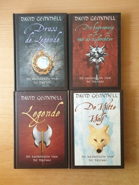 David Gemmell - Druss 1 t/m 4, Verzenden, Gelezen, David Gemmell