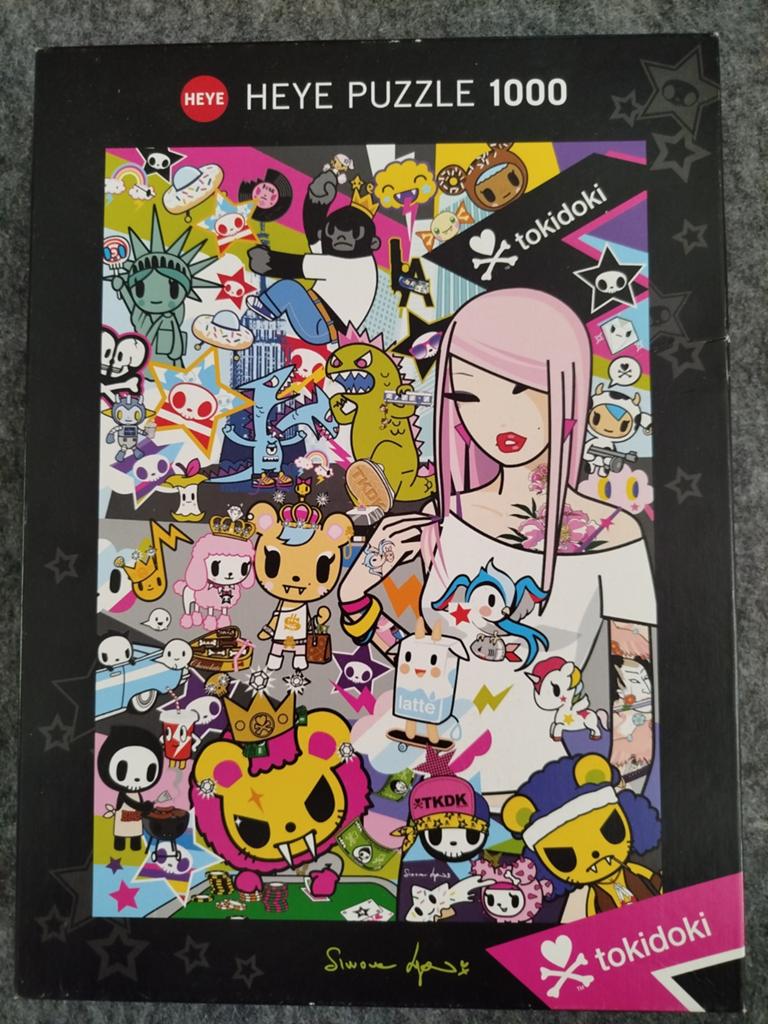 Heye Tokidoki Street Festival Legpuzzel 1000 stukjes, Ophalen of Verzenden, 500 t/m 1500 stukjes, Zo goed als nieuw, Legpuzzel