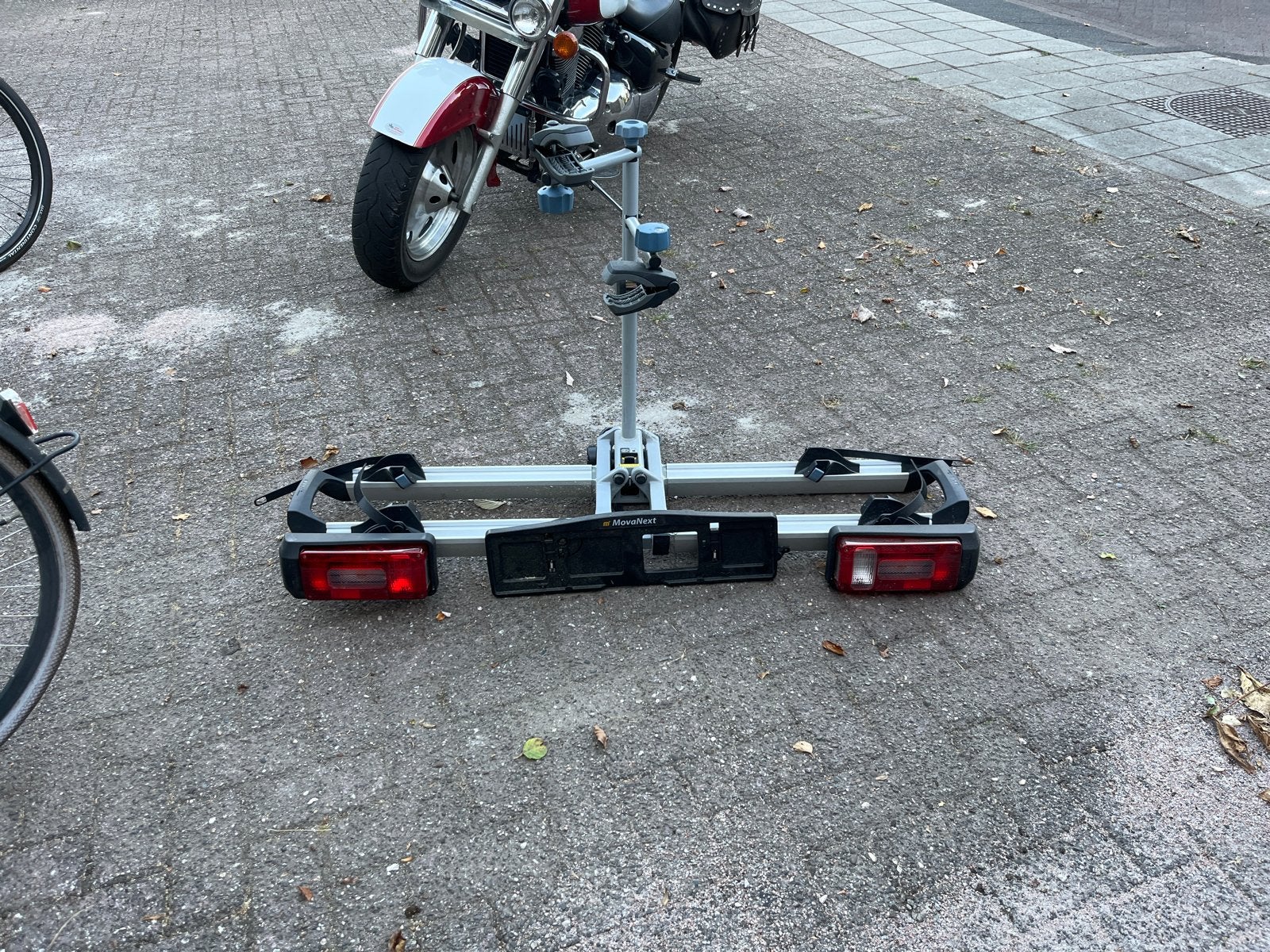 Nordauto trekhaak fietsendrager voor 2 fietsen, Ophalen, 2 fietsen, Gebruikt, Trekhaakdrager