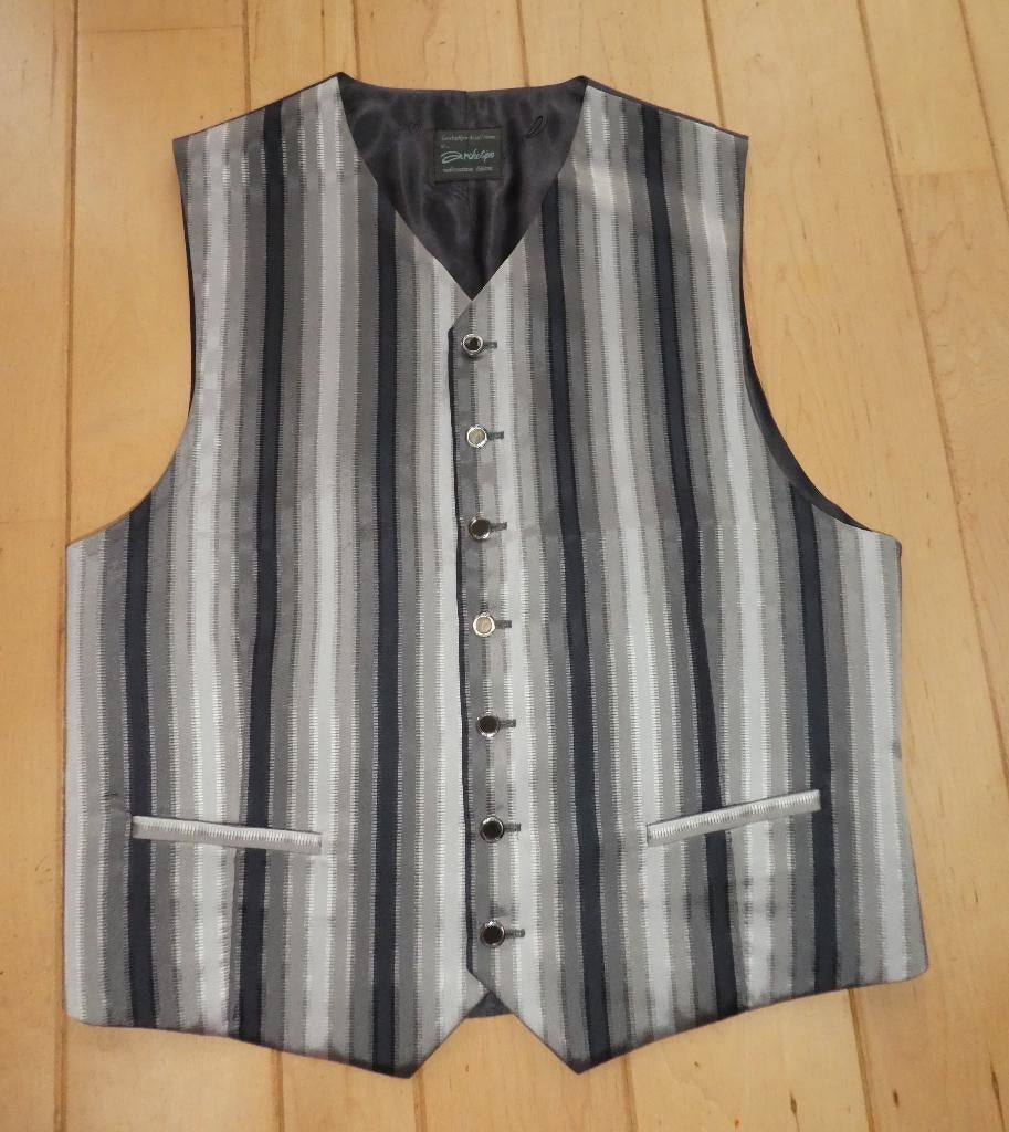 NIEUW Archetipo heren gilet maat 54 zijde blauw zilver grijs, Kleding | Heren, Kostuums en Colberts, Archetipo, Maat 52/54 (L)