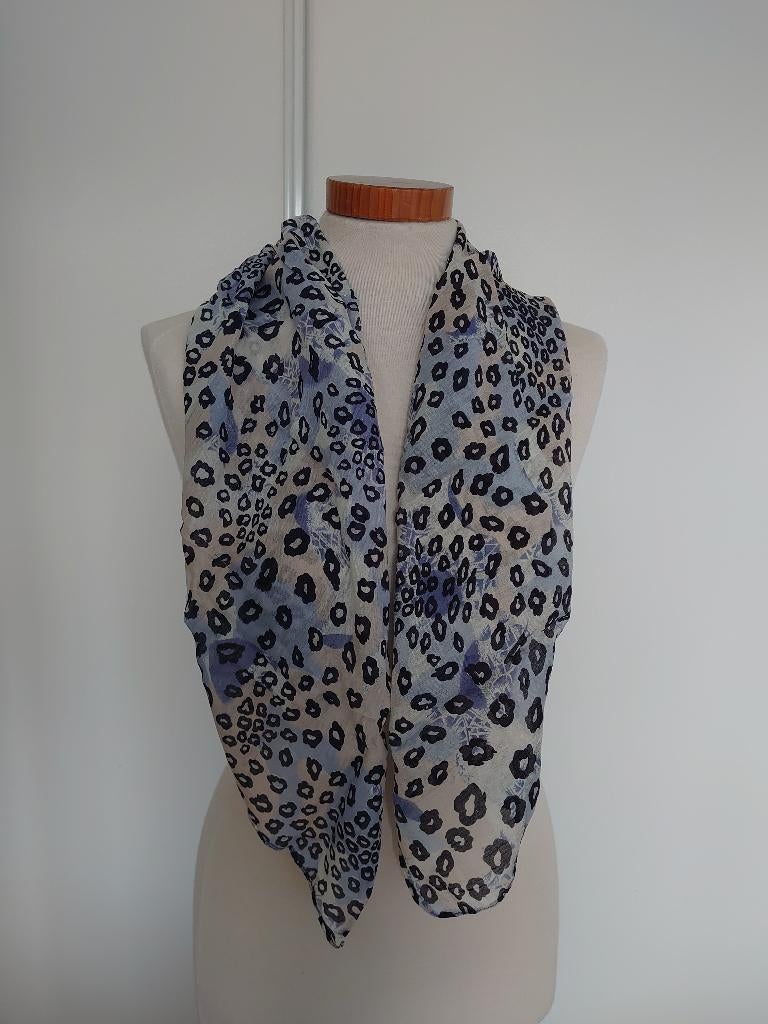6x sjaal panterprint Nieuw, Kleding | Dames, Mutsen, Sjaals en Handschoenen, Verzenden, Nieuw, Maat 46/48 (XL) of groter, Sjaal
