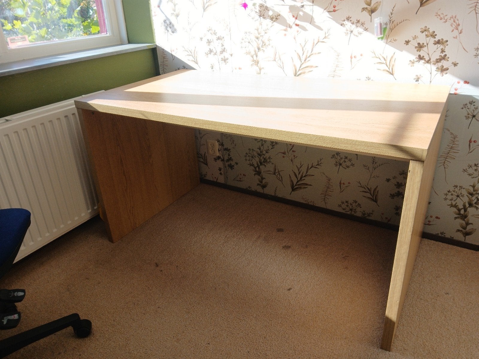 IKEA bureau met glasplaat, Ophalen, Gebruikt, IKEA, Glas