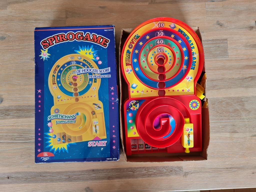 Spirogames Flipperkast - Vintage Kinderspel, Ophalen of Verzenden, Gebruikt, Jongen of Meisje
