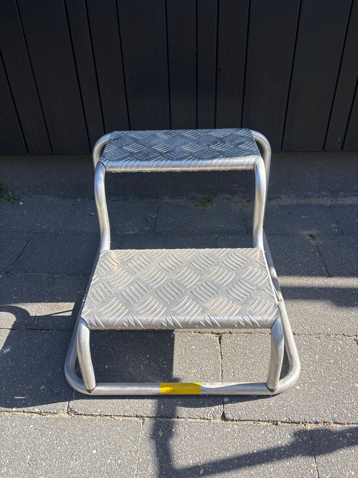 Milenco Aluminium Opstap - Dubbele Trede, Ophalen, Gebruikt