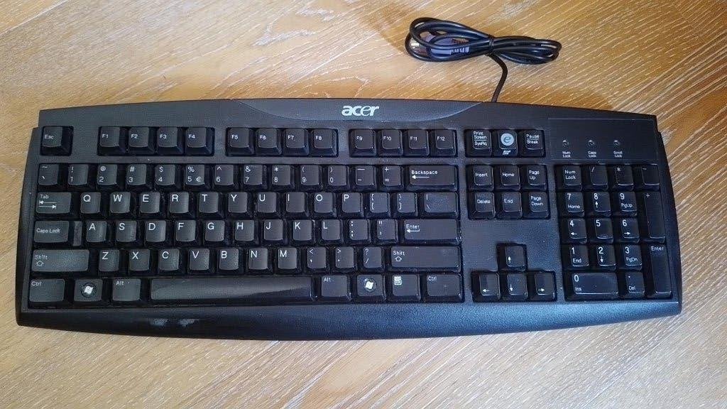 Acer toetsenbord, Gebruikt, Ophalen of Verzenden, Qwerty, Numeriek gedeelte