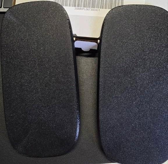 Ahrend 2020 armpad set 2 stuks, Ophalen of Verzenden, Nieuw, Zwart