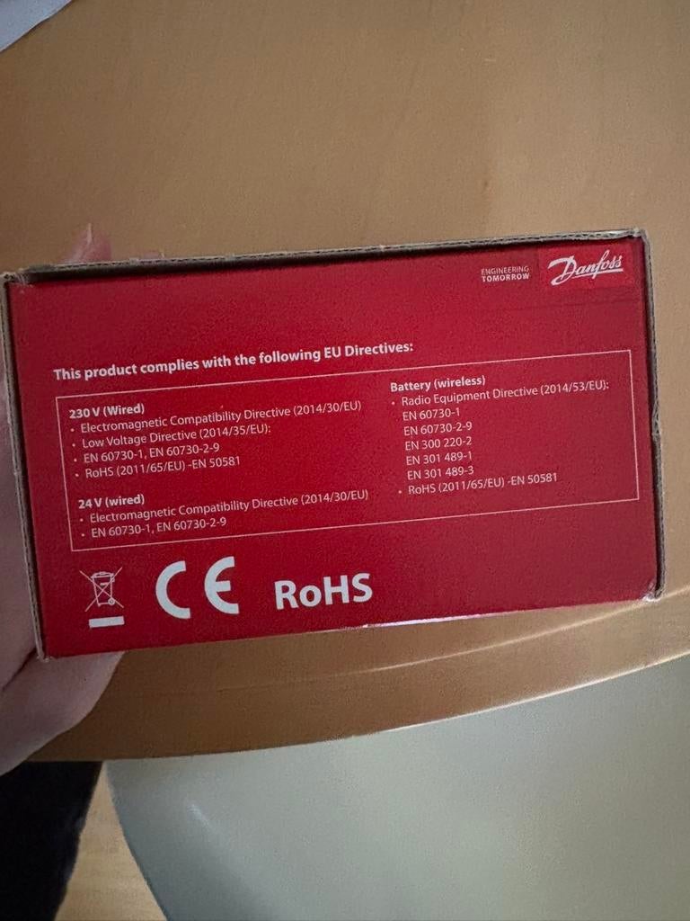 Danfoss Icon Kamerthermostaat - Nieuw in doos, Ophalen of Verzenden, Slimme thermostaat, Nieuw