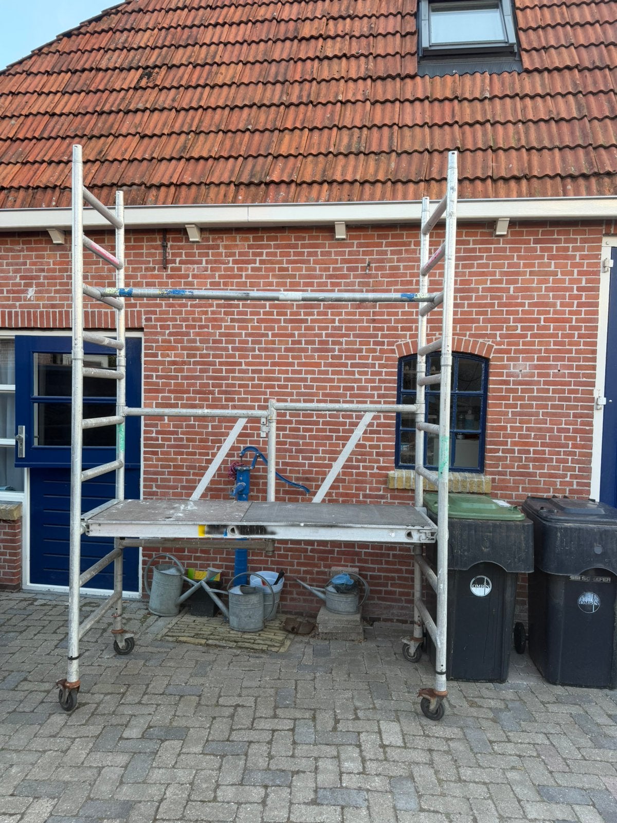 KAMERSTEIGER MET VERHOGING, Doe-het-zelf en Verbouw, Ophalen, Gebruikt, Rolsteiger of Kamersteiger, Minder dan 2 meter