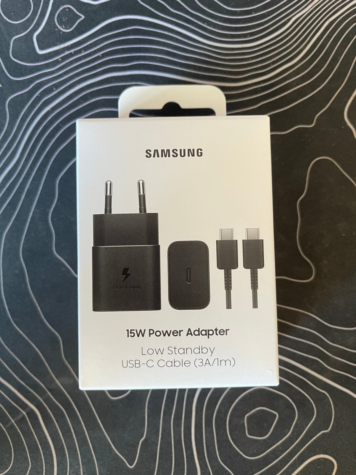 Samsung 15W Power Adapter with USB-C cable (New), Nieuw, Ophalen of Verzenden, Snellader, USB-C
