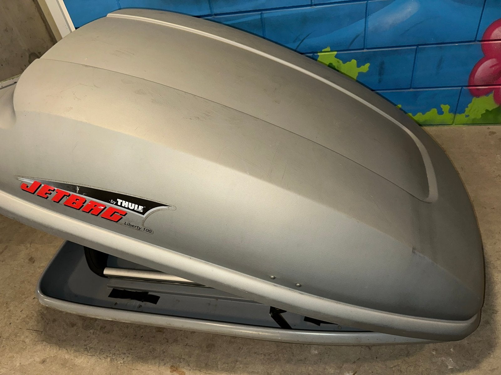 Thule Jetbag Liberty 100 dakkoffer - Ruim en compleet, Auto diversen, Dakkoffers, Ophalen of Verzenden, Gebruikt