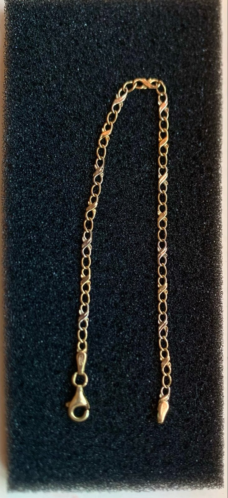 14K Gouden Armband 585 | Geel- & Witgoud | 6,5 gram, Ophalen of Verzenden, Zo goed als nieuw, Goud