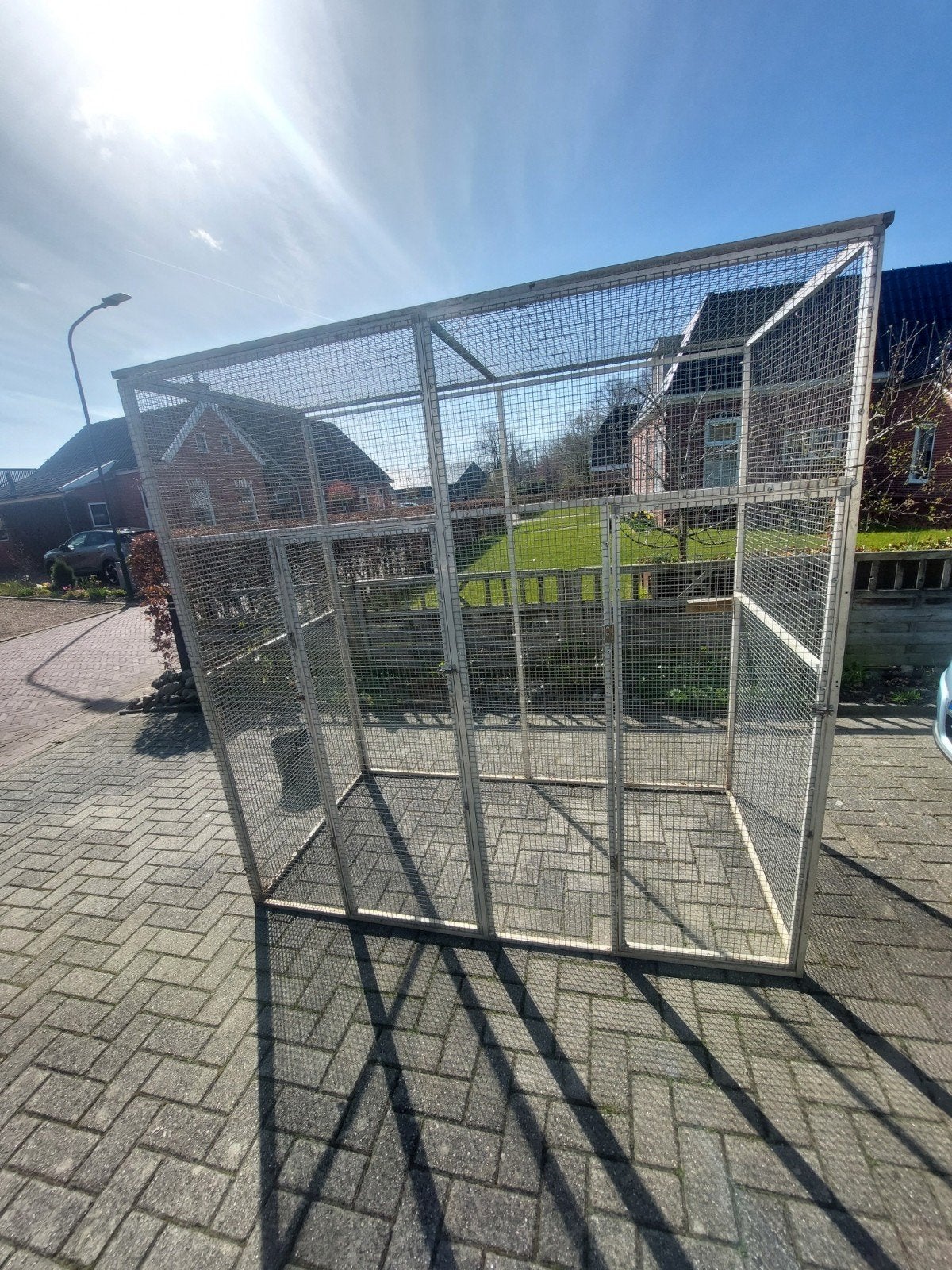 vogelvolière of kattenren, Ophalen, Aluminium, Volière