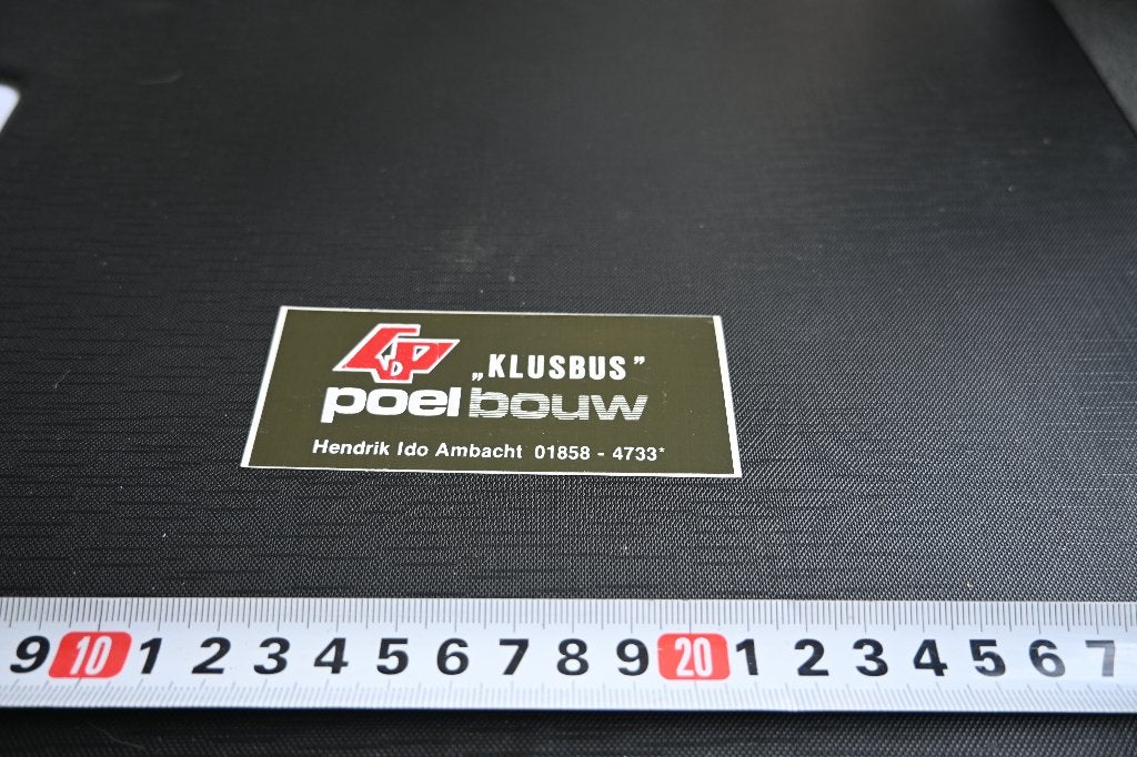 sticker Hendrik Ido Ambacht Klusbus POELBOUW, Ophalen, Zo goed als nieuw