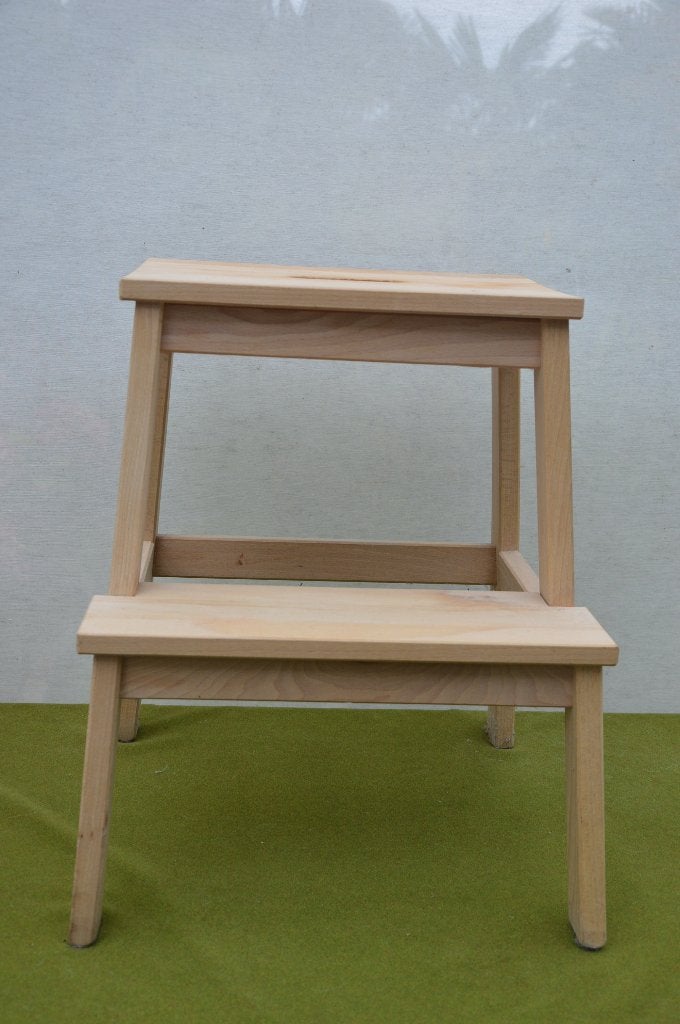 IKEA BEKVÄM Opstapje / kruk van blanke hout kleur 1999, Huis en Inrichting, Ophalen of Verzenden, Gebruikt, Hout
