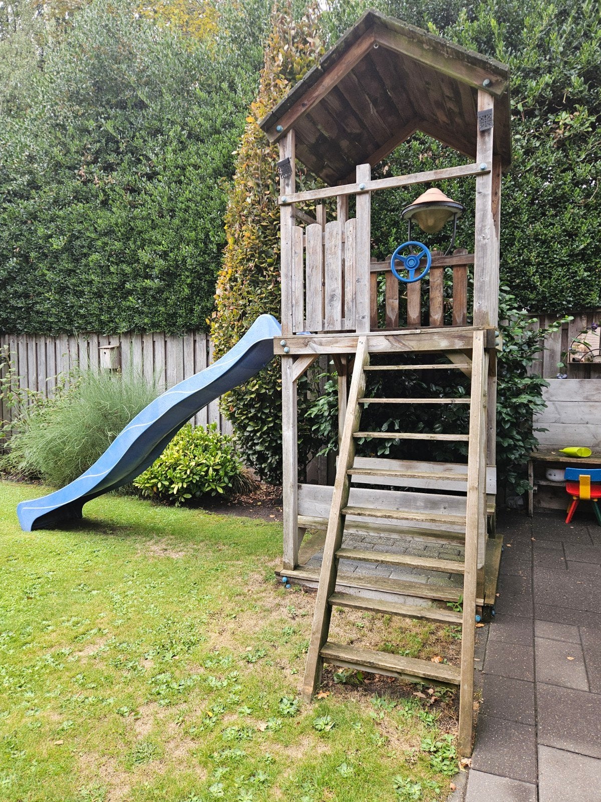 speelhuisje, Ophalen, Gebruikt, Glijbaan, Aanbouwonderdeel