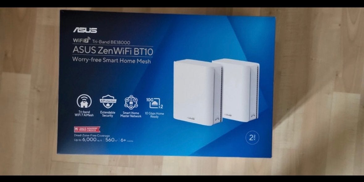 ASUS ZenWiFi BT10 BE18000 WiFi 7 Mesh Systeem (2-pack), Computers en Software, Routers en Modems, Ophalen of Verzenden, Nieuw