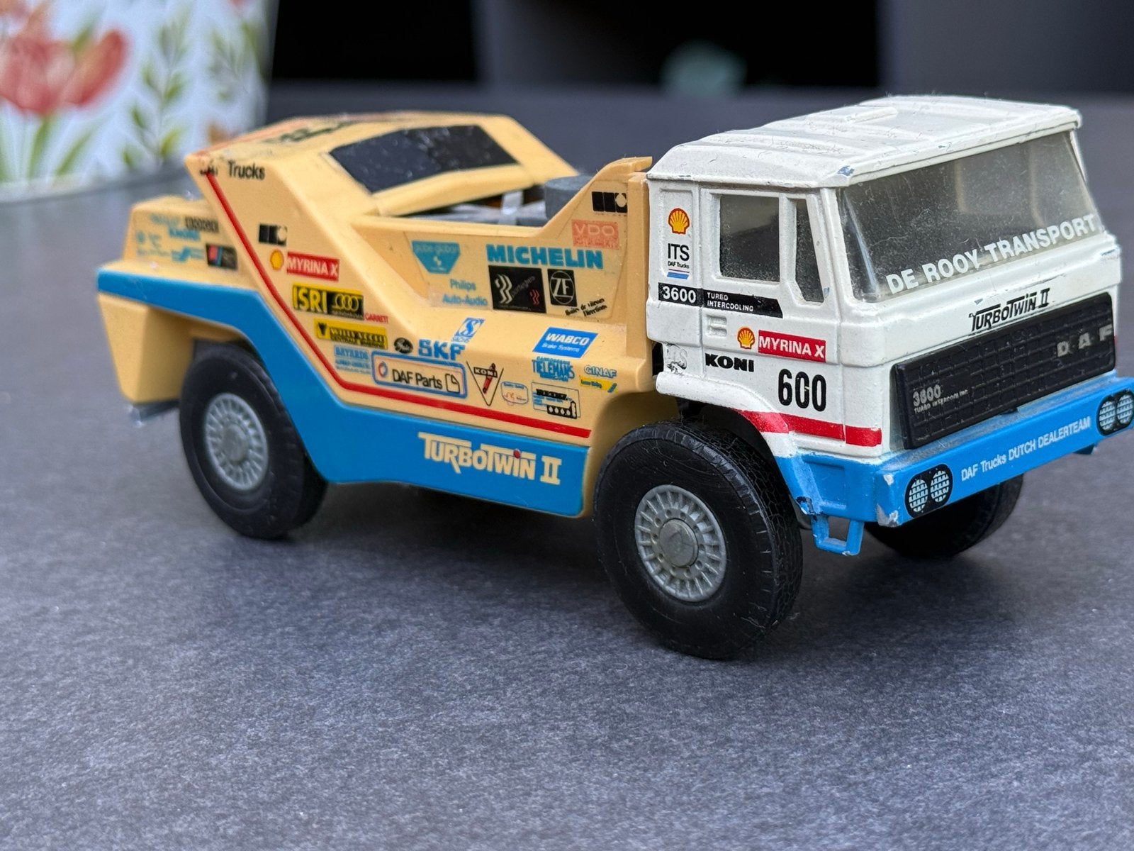 Modelauto DAF TurboTwin II Paris Dakar, Ophalen of Verzenden, Gebruikt, Bus of Vrachtwagen