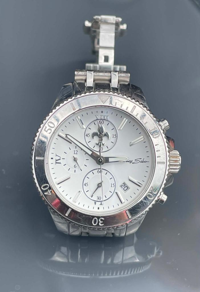 Thomas sabo dames horloge, Sieraden, Tassen en Uiterlijk, Ophalen of Verzenden, Zo goed als nieuw, Staal, Overige merken