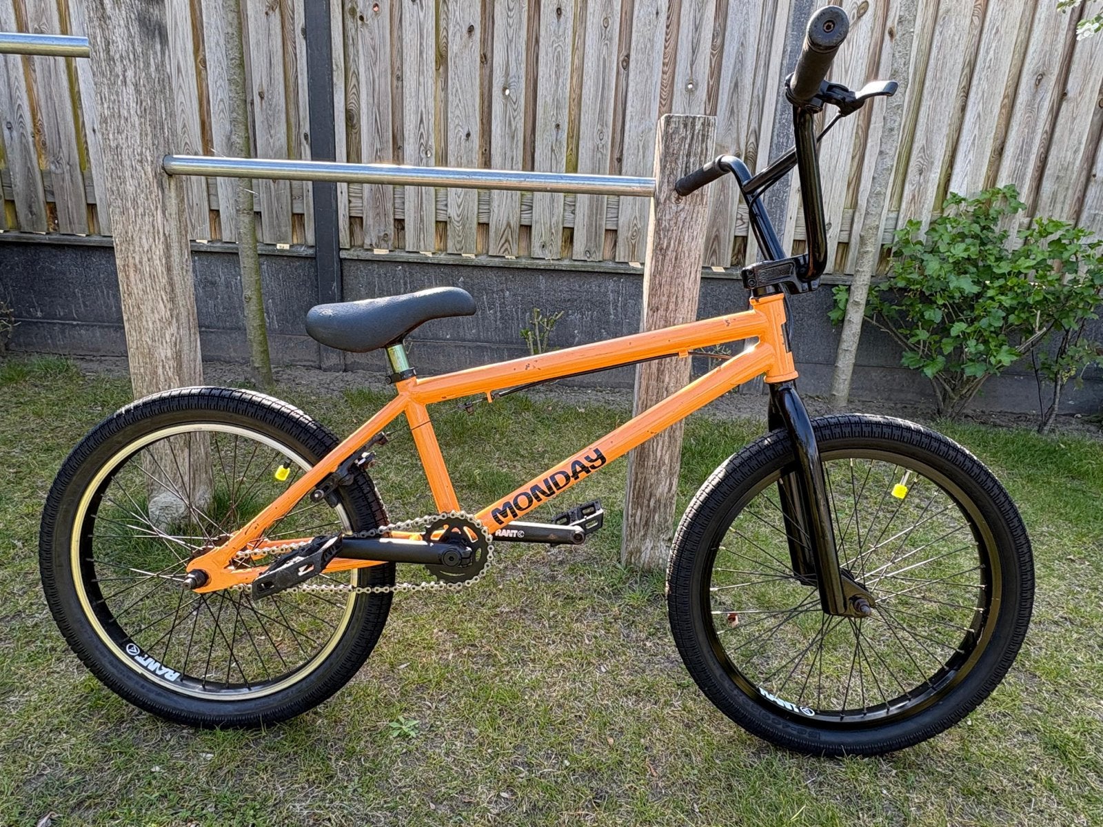 BMX, Staal, Velgrem, Ophalen of Verzenden, Zo goed als nieuw