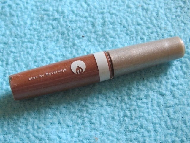 1 EURO OF GRATIS Etos lip paint vloeibaar oranjebruin 003, Ophalen, Zo goed als nieuw, Lippen, Make-up