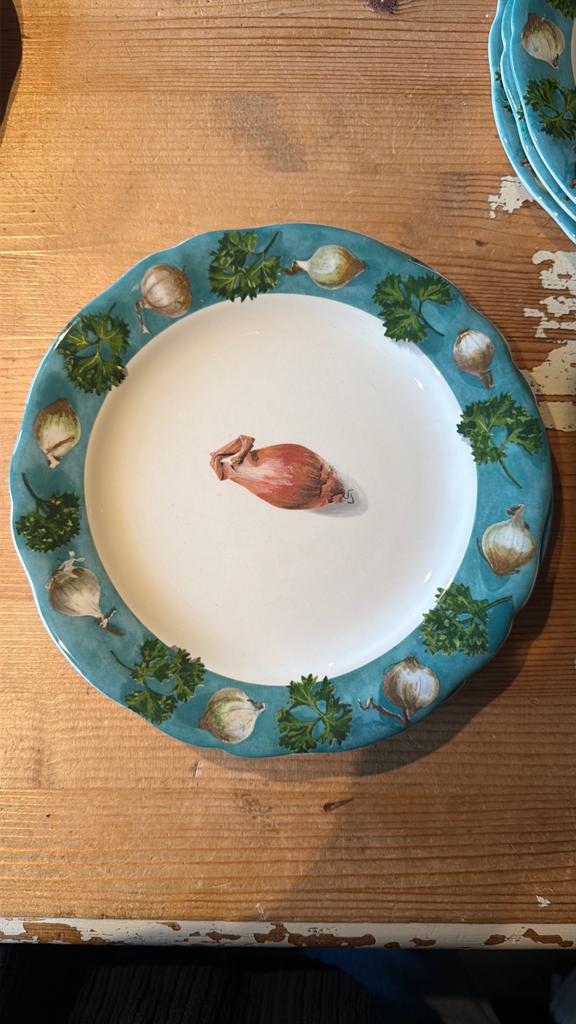 Gien POIVRE ET SEL, Huis en Inrichting, Keuken | Servies, Ophalen of Verzenden, Zo goed als nieuw, Bord(en), Overige stijlen