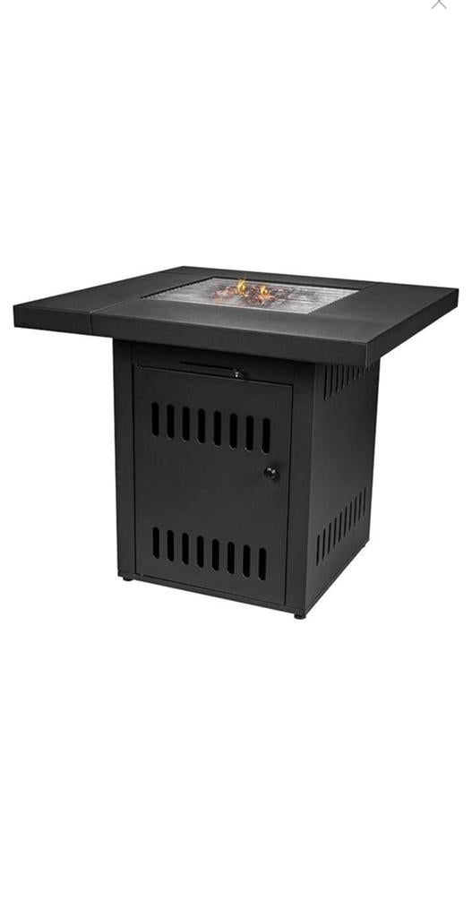 Nieuwe Houtskool Vuurtafel / BBQ - Zwart (Zelf Monteren), Tuin en Terras, Vuurtafels, Ophalen of Verzenden, Nieuw